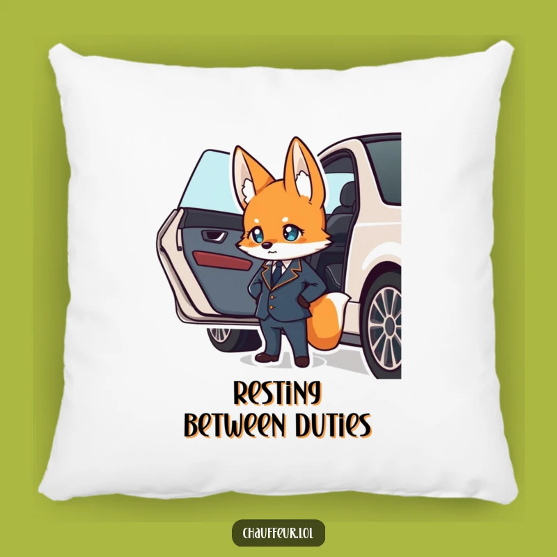 Soft Funny Fox Valet Pillow: Suave Uniform, Comfy & Perfect Funny Gift