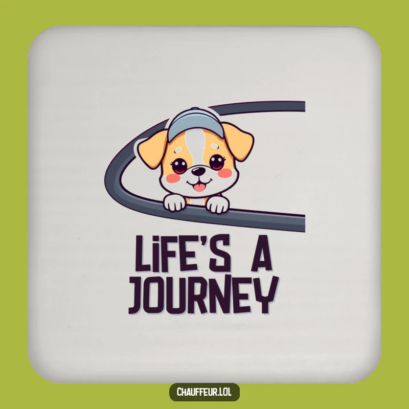 Funny Dog Car Window Coasters - Protect Surfaces with Humor