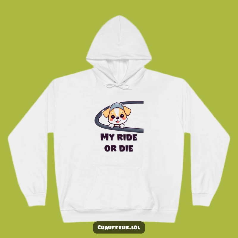 Cozy Funny Dog Car Window Hoodie - Ultimate Humorous Gift for Pet Fans