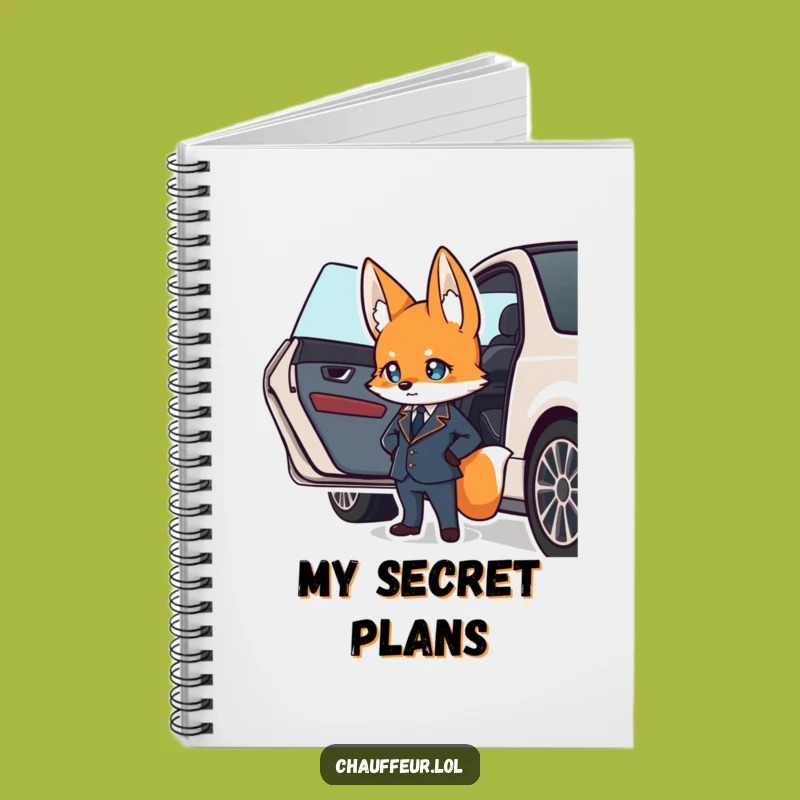 Funny Fox Valet Notebook: Suave Uniform, Journal & Perfect Funny Gift